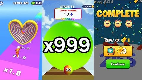 Layer Man 3D : Run & Collect vs Calculate Balls! vs Merge Number Run Master iOS Android gameplay 👌 😎