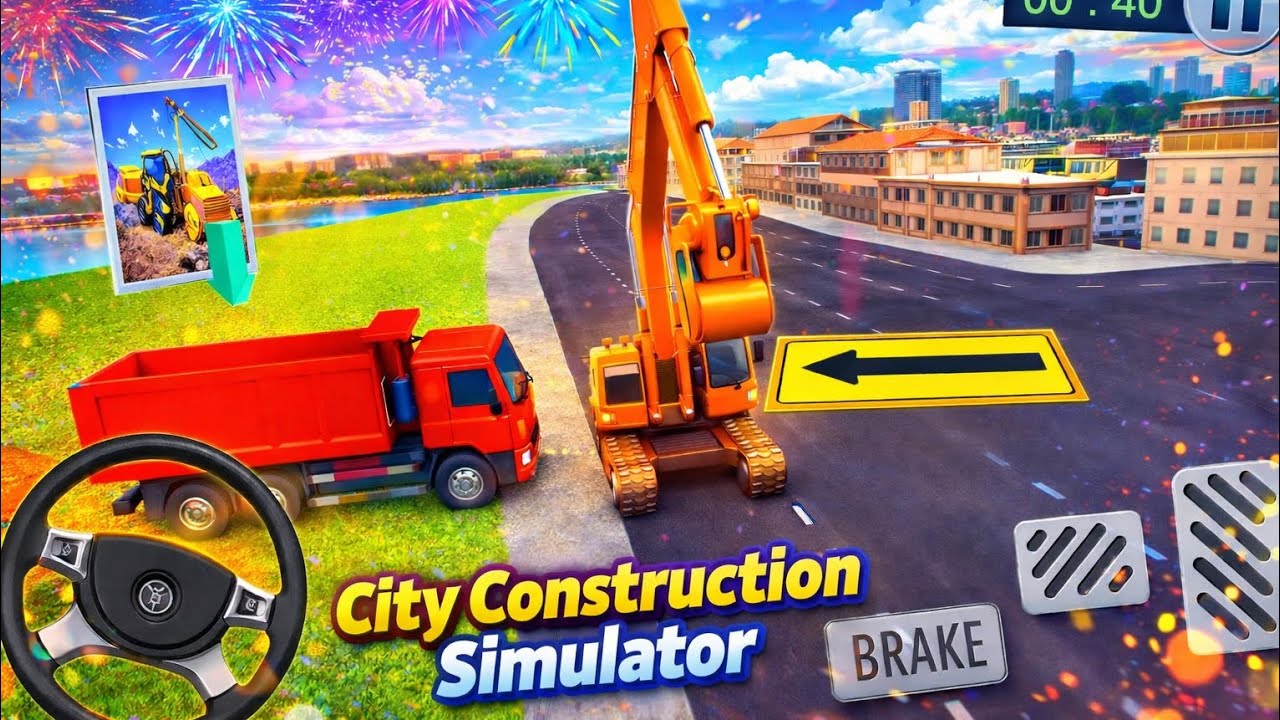 Best City Construction 🚧 Simulator Gameplay | Heavy Truck Driving 