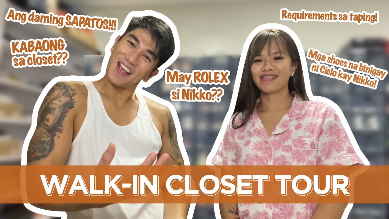 running closet tour vlog