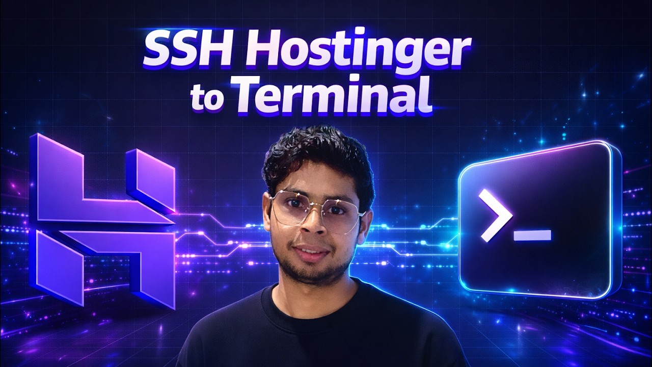 How to access a Hostinger server via SSH - YouTube