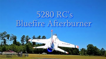 F-16 Bluefire Afterburner via FPV Action