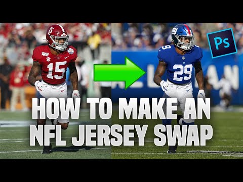 How to Make an NFL Jersey Swap, Photoshop Tutorial