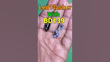 Superb Led Flasher Circuit Using BD139 Transistor|#How |@shakti tech Shakti
