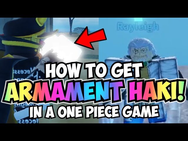 How to Get Buso / Armament Haki in A One Piece Game! (Rayleigh