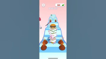 Burger Stack Runner 3D Gameplay #shorts 🎮