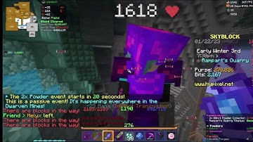 Catching a Mining Macroer (Hypixel Skyblock)