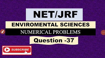 Numerical questions solutions of nta net environment science | nta ugc net jrf | mind mapping