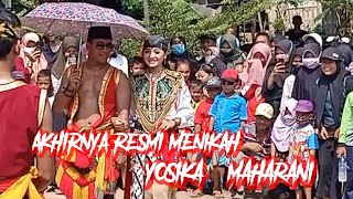 🔴Akhirnya resmi menikah ganongan YOSIKA & SI CANTIK JATHIL MAHARANI ⁉️GEBYAR BUDAYA MTSN 4 KARANGLO📌