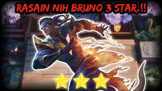 3 STAR BRUNO MAGIC CHESS.!! COMBO GUNNER + SUPERHERO.