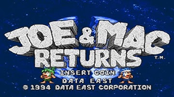 Joe & Mac Returns - Classic Arcade Game (Data East 1994)