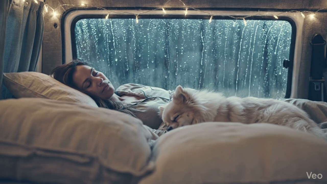 Sleep in Peace Tonight I Rain ASMR I Cozy Van