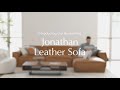 Castlery Lookbook: Jonathan Leather Sofa