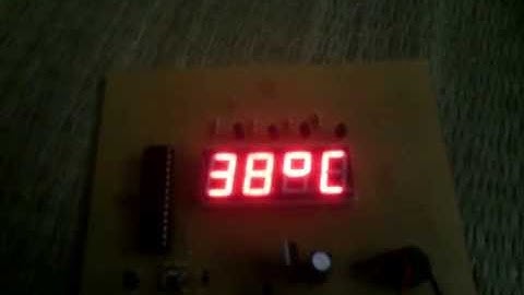 mạch đo nhiệt độ Atmega8 & LM35 code asm