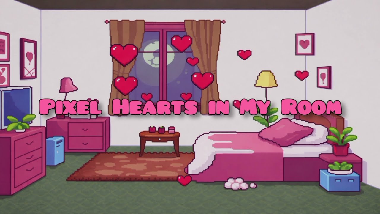 Pixel Hearts in My Room - Future bass kawai music