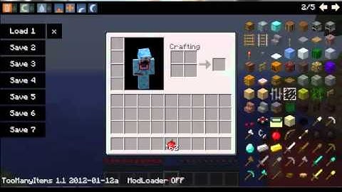 MinecraftModReview 1 - Too many items 1.1