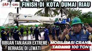 PART 5‼️RIBUAN TANJAKAN EXTREME DI LEWATI JAKARTA-DUMAI PAKET CRANE TADANO 100 TON