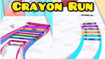 ✅Crayon Run. All Levels TOP Gameplay iOS Android Mobile Games Walkthrough New Update Max Level