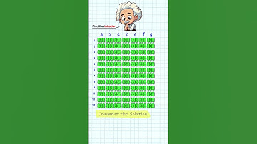 Can You Spot the Odd Number Out? 🔍🧠 - #quiz #puzzle #math #maths