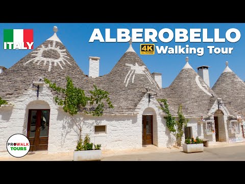 Alberobello, Italy Walking Tour - 4K - with Captions - Prowalk Tours