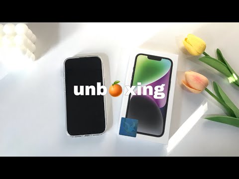 unboxing : apple iphone 14 midnight (shot on iphone 7)