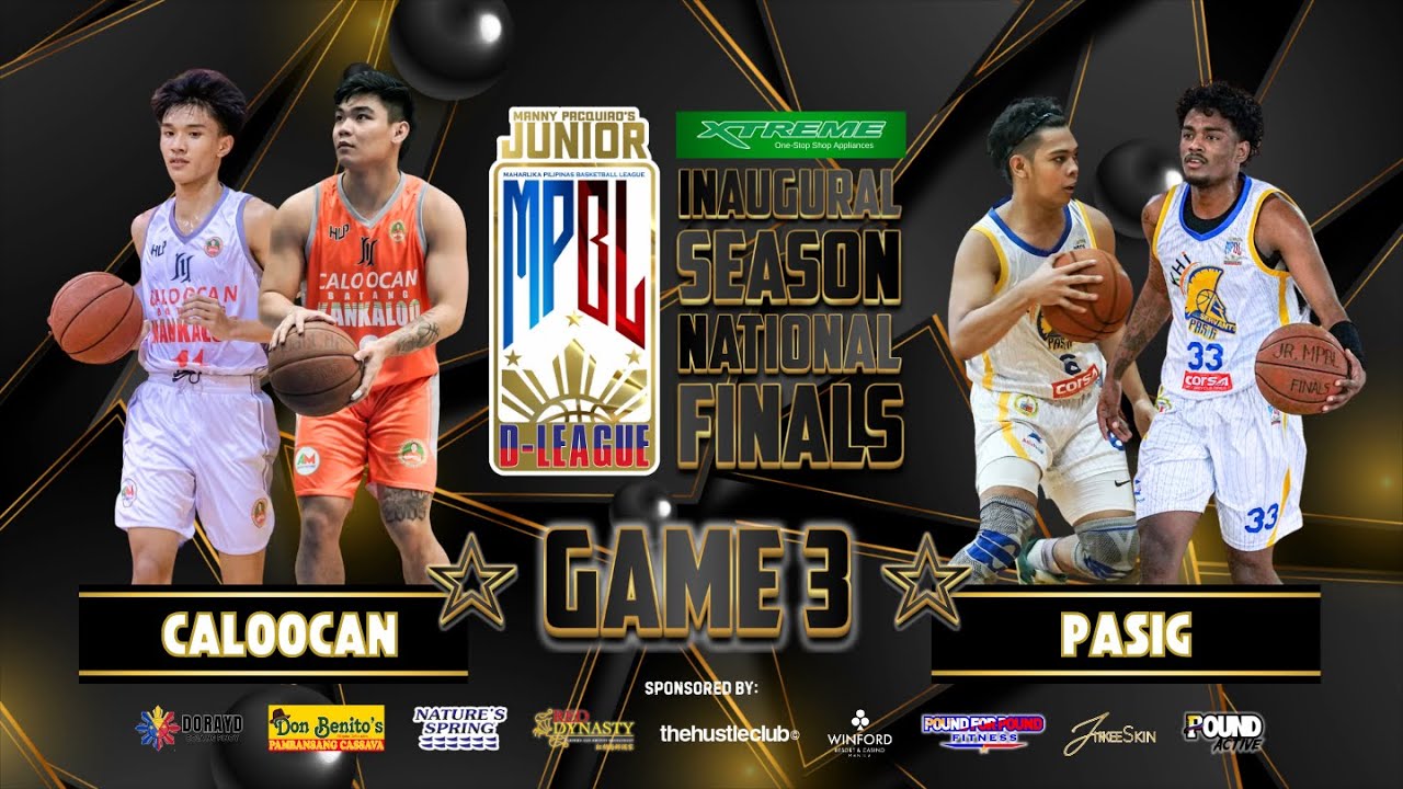 Junior MPBL D-League Inaugural Season National Final | Pasig Servants vs Caloocan JY Batang Kankaloo