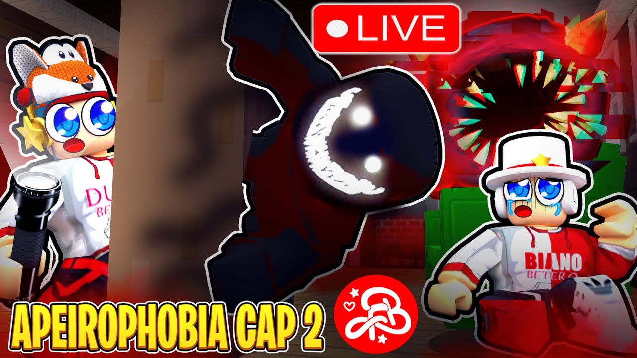 APEIROPHOBIA CAPITULO 2! O TERROR DE ROBLOX + BACKROOMS CONTINUA