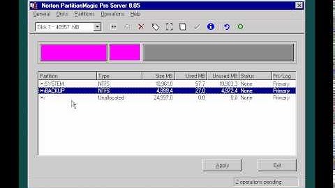 [Học Windows] Cách chia ổ đĩa với Norton PartitionMagic Pro Server 8 05