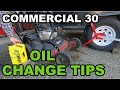 Exmark Commercial 30 Oil Change Tips