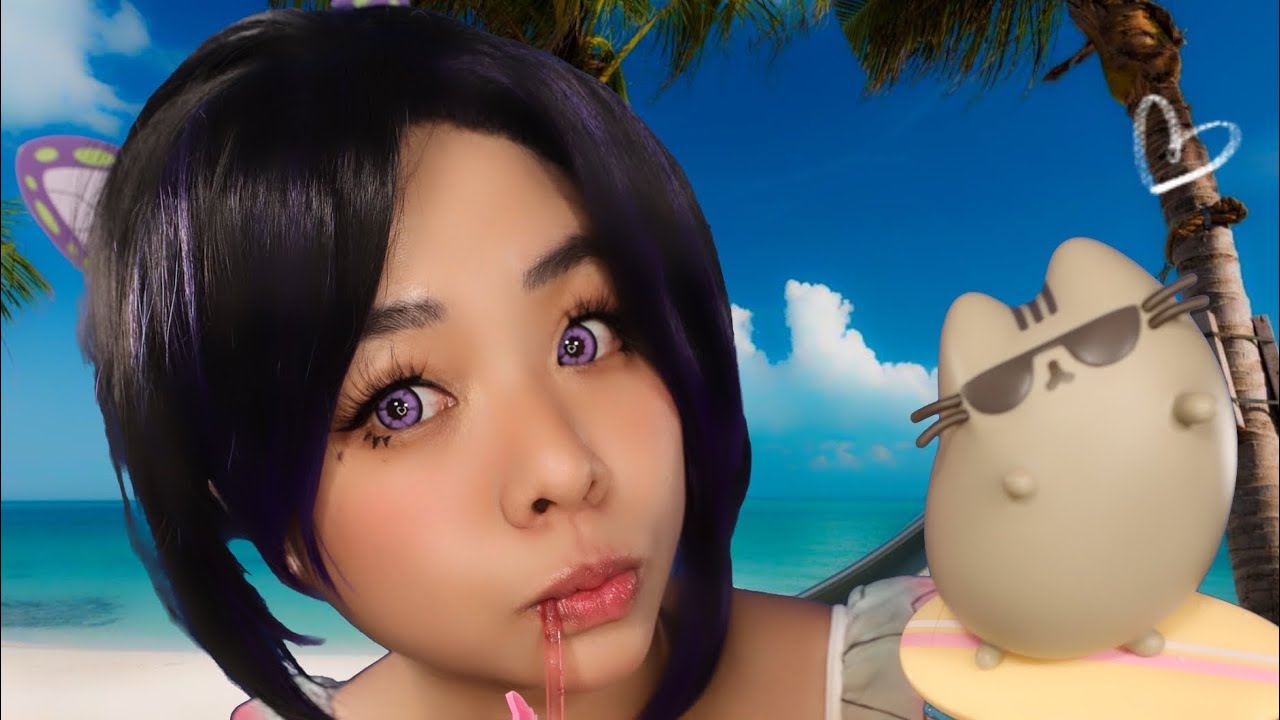Shinobu Eats Snacks with You on the Beach! Feat. TryTreats | Demon Slayer ASMR