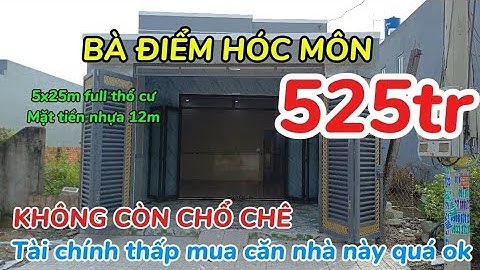 KHÔNG CÒN CHỔ CHÊ bán nhà Hóc Môn mới xây 5x25m đường Phan Văn Hớn Hóc Môn sổ hồng riêng giá rẻ