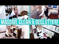 MASSIVE CLEAN, ORGANIZE + DECLUTTER WITH ME! Ultimate Cleaning Motivation!