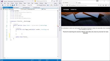 How to access master page control from content page. ASP.NET ✅