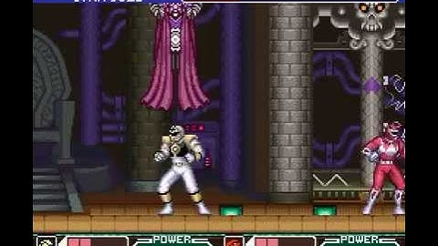 SNES Longplay [282] Mighty Morphin Power Rangers - The Movie (2-Players)