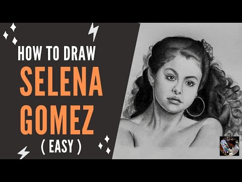 how-to-draw-selena-gomez-easy-|-#selenagomezportrait-#classmatearts-#drawing-#sketch-#pencilart