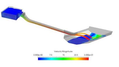 Caniçada dam simulation