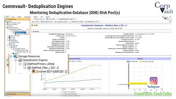 #Commvault - Deduplication Engines (Monitoring Deduplication Database (DDB) Disk Pool(s)) - Part02