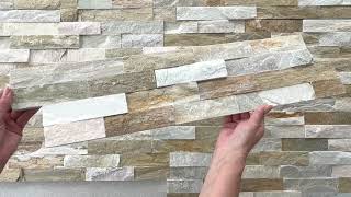 Oyster Split Face Mosaic Tiles - Large