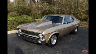 Turbocharged 408 Cubic Inch V8 Powered 1970 Chevrolet Nova Pro-Street Test Drive