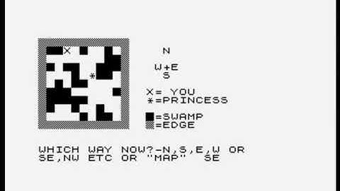 Perilous Swamp from Fantasy Games by Sinclair Research (ZX81)