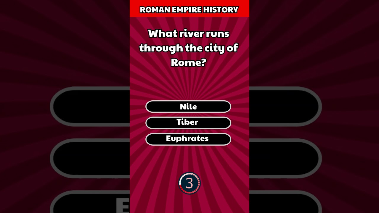 Roman Empire Quiz: 5  #quiz