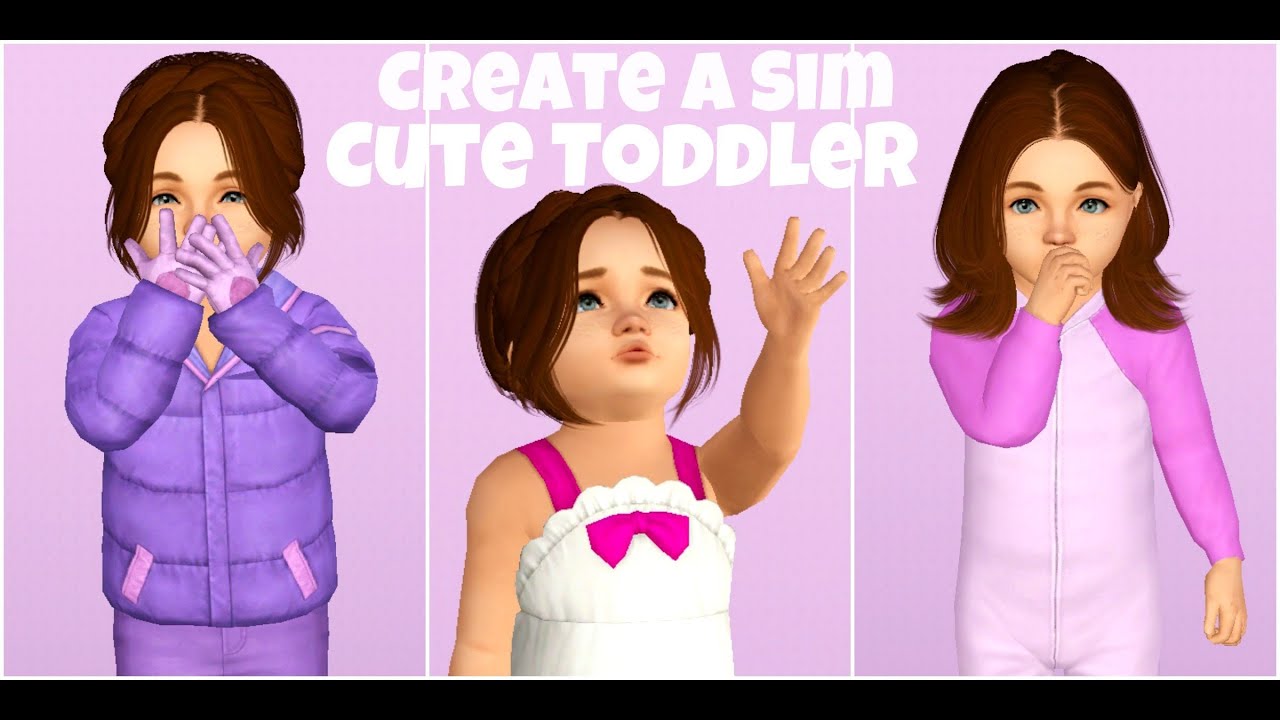 The Sims 3 Create A Sim Cute Toddler YouTube