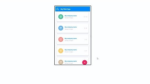 Building Mobile Listview with floating action button