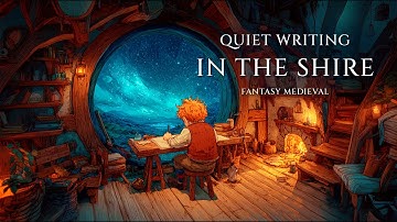 Fantasy Medieval Music to study & relax ⧫ A Hobbit’s Quiet Writing in the Shire