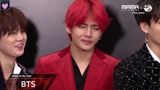 [VOSTFR] [ENGSUB\/ESP] BTS in Thank you stage at Hong Kong 2018 (MAMA X M2)