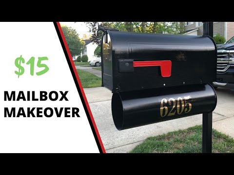 How to Paint a Mailbox for $15