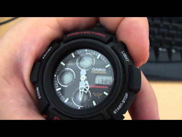 Casio G-Shock AW-571 Gaussman (Master of G) - YouTube