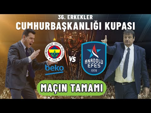 Fenerbahçe Beko 🆚 Anadolu Efes (Maçın Tamamı) "Cumhurbaşkanlığı Kupası" | TRT Spor