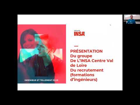 [JPO] Présentation de l'INSA CVL et du processus d'admission 2022