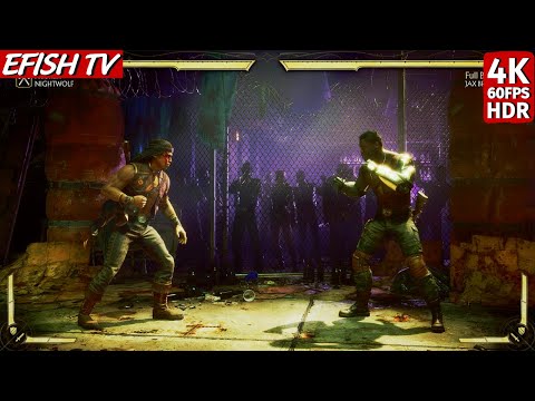 Nightwolf vs Jax Briggs (Hardest AI) - Mortal Kombat 11