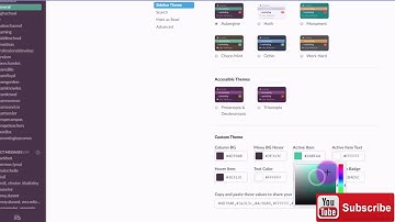 How to Customize THEMES IN SLACK EDU